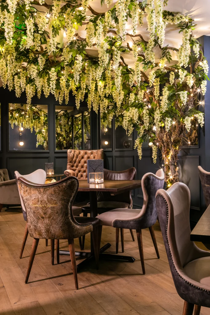hanging wisteria at lost & found bristol by I want plants