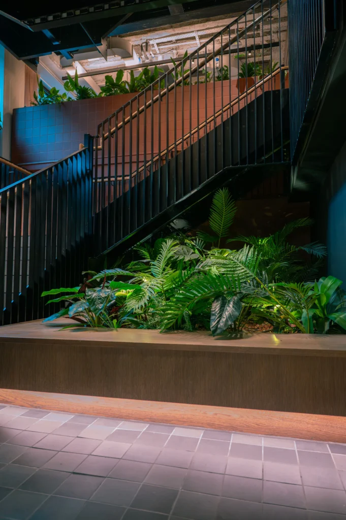 Artificial plants to Pall Mall basement